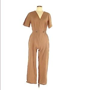 Sienna Sky Taupe Beige Jumpsuit Size XS